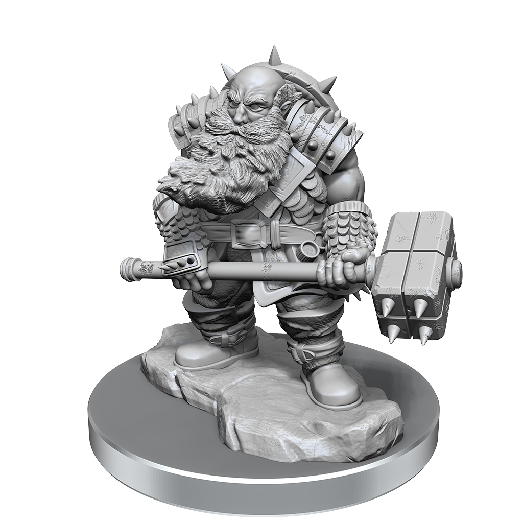Dungeons & Dragons: Nolzur's Marvelous Unpainted Miniatures - W18 Duergar Fighters