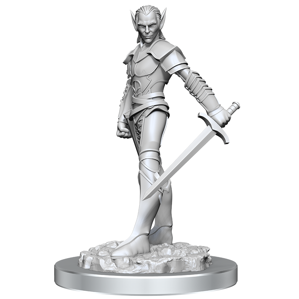Dungeons & Dragons: Nolzur's Marvelous Unpainted Miniatures - W18 Drow Fighter