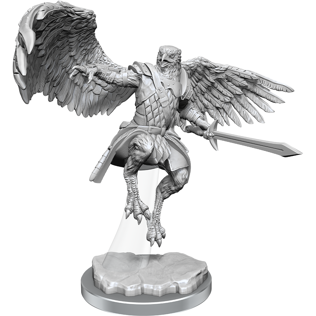 Dungeons & Dragons: Nolzur's Marvelous Unpainted Miniatures - W18 Aarakocra Paladins