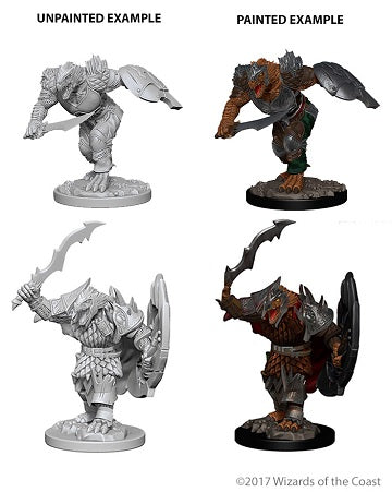 DND UNPAINTED MINIS DRAGONBORN MALE FIGHTER