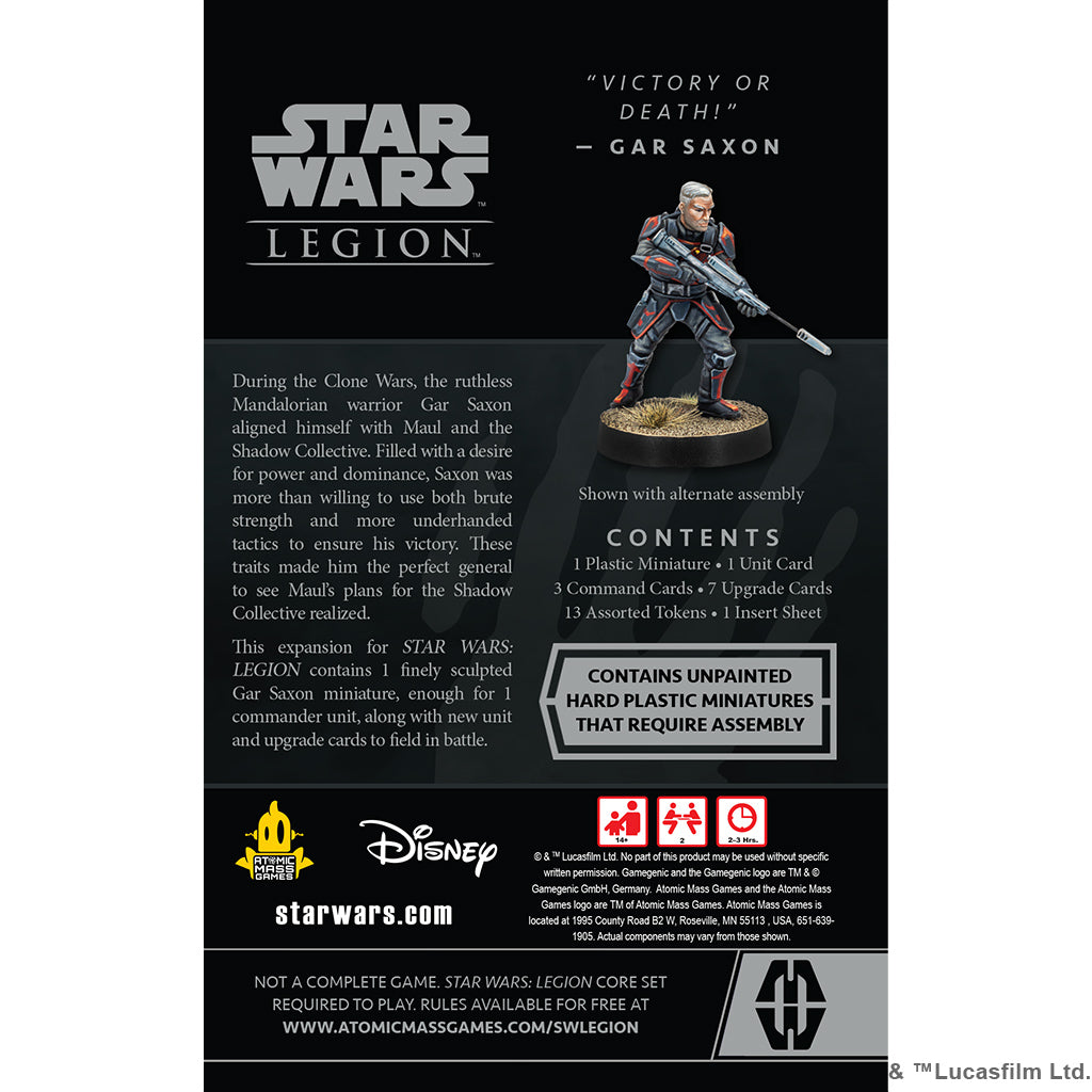 Star Wars - Legion - Gar Saxon