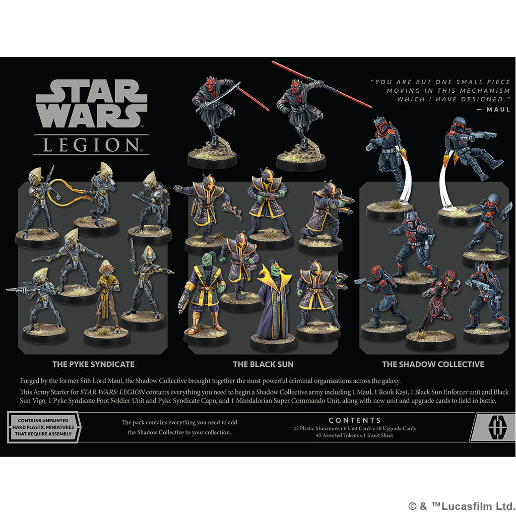 Star Wars - Legion - Shadow Collective Starter Set
