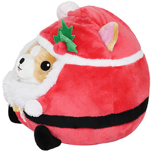 Undercover Corgi in Santa (7")
