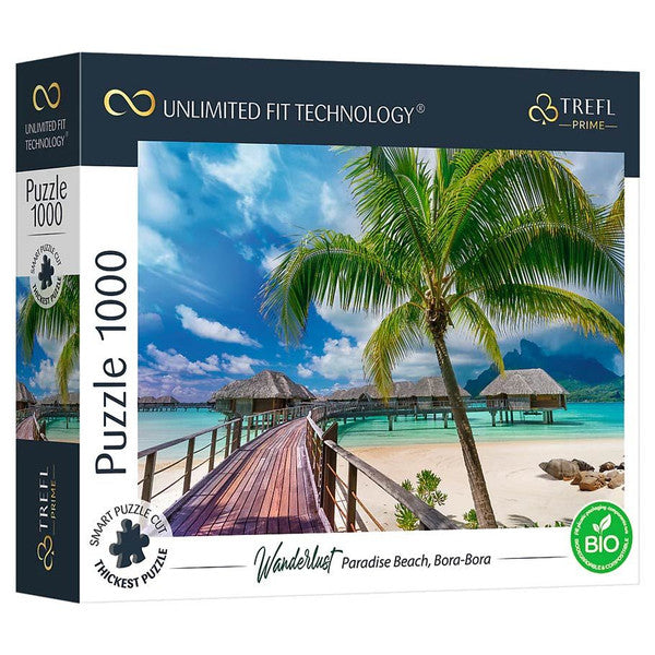 Puzzle: Wanderlust: Paradise Beach, Bora-Bora 1000 Piece (Trefl Prime)
