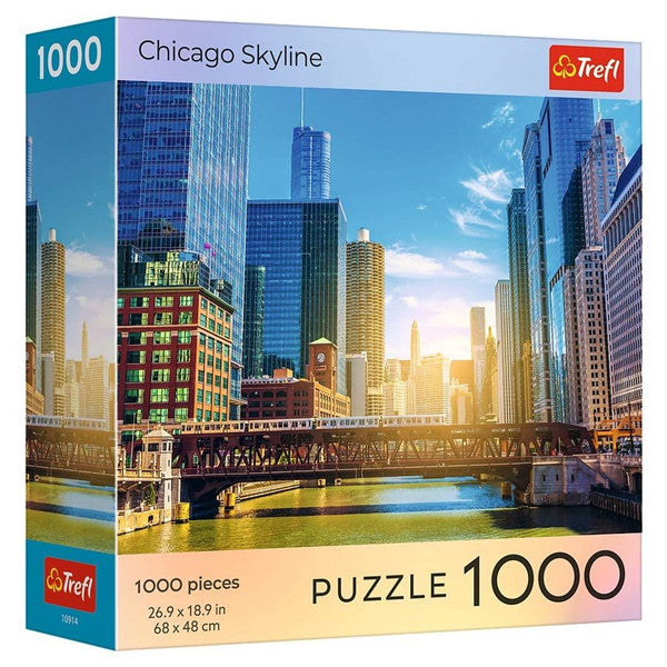 Puzzle: Chicago Skyline 1000 Piece