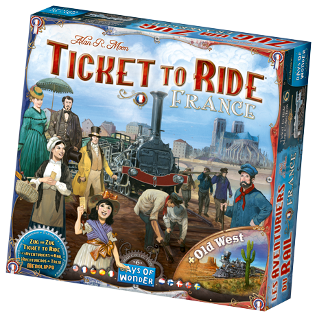 Ticket To Ride: Map Collection V6 - France and Old West (Pre-Order) - Boardlandia