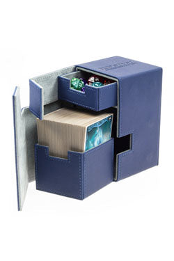FLIP'N'TRAY DECK CASE 100+ STANDARD SIZE XENOSKIN BLUE