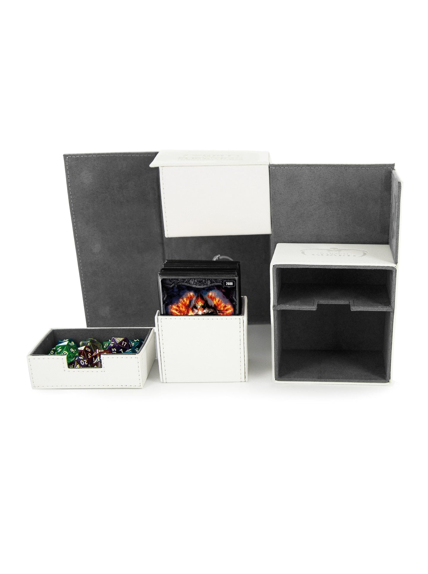 Ultimate Guard - Twin Flip'n'Tray Deck Case - XenoSkin Standard 160+ White