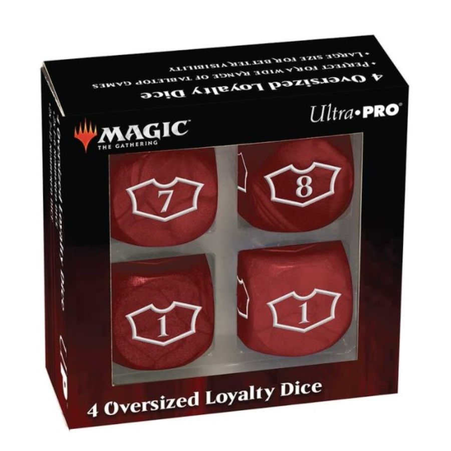 Magic the Gathering Updated Deluxe Loyalty Dice 22MM (4CT) - Mountain