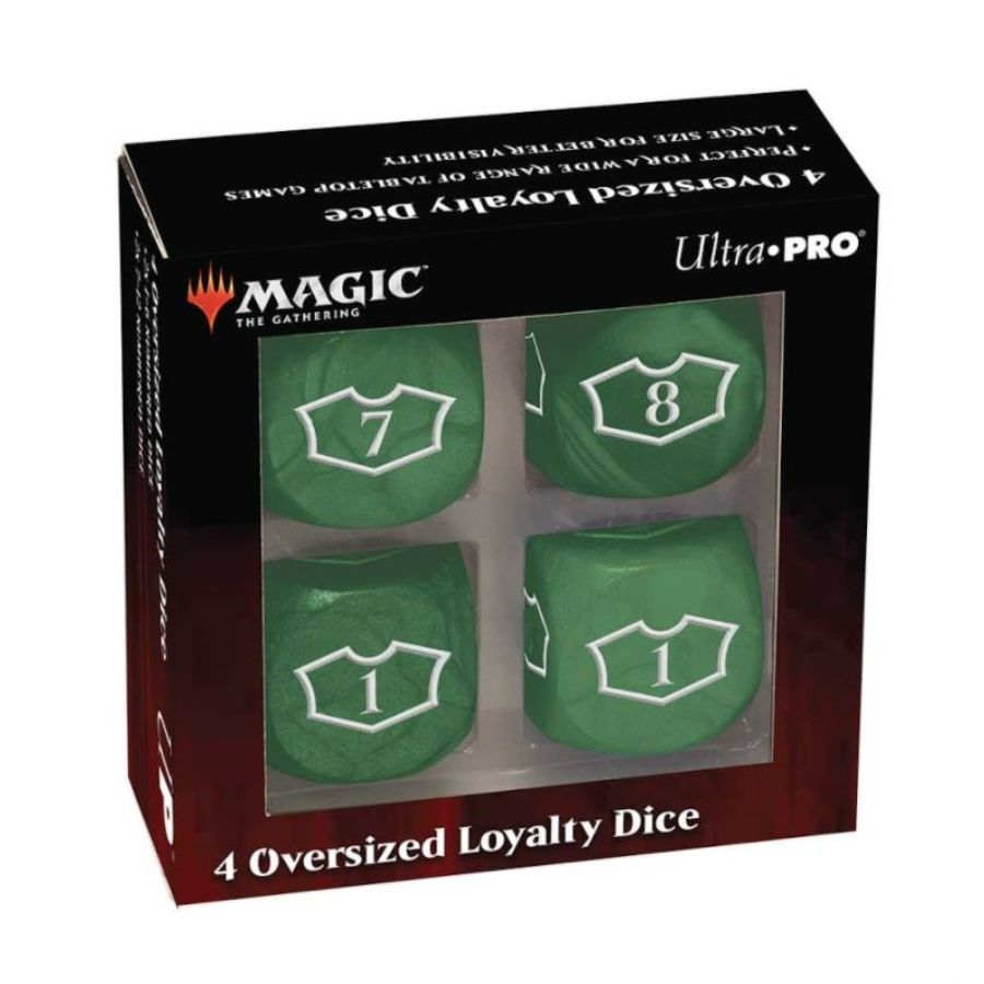 Magic the Gathering Updated Deluxe Loyalty Dice 22MM (4CT) - Forest