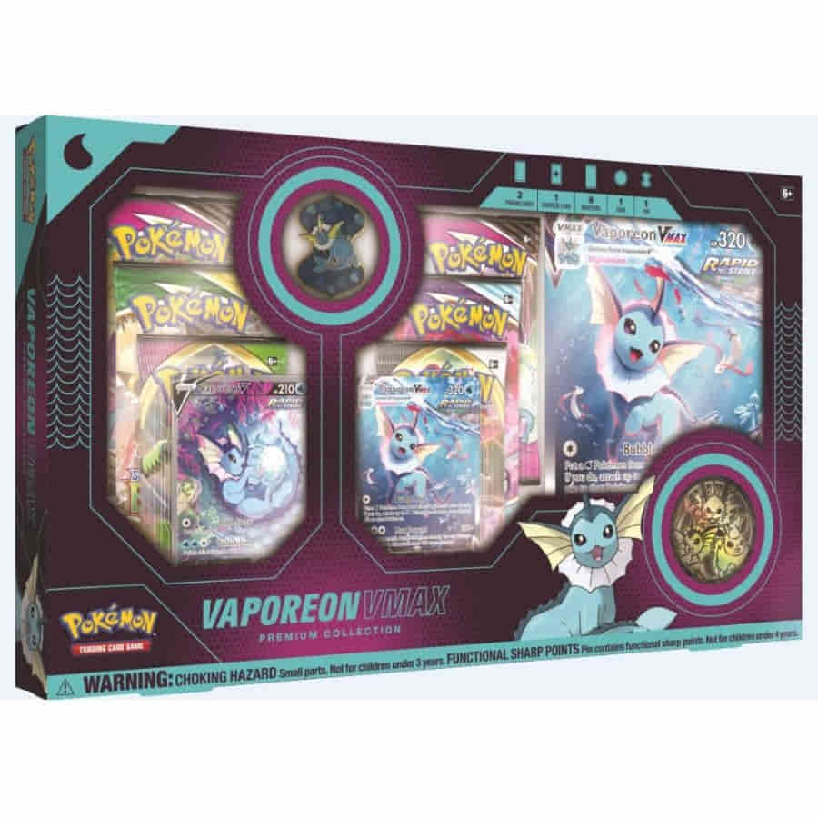 Pokemon TCG - Vaporeon, Jolteon, or Flareon VMAX Premium Collection