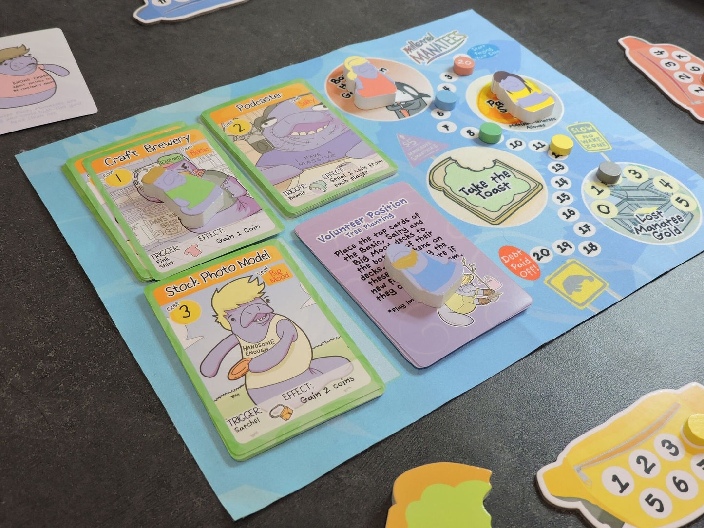 Millenial Manatees: Board Game in a Fanatee Pack
