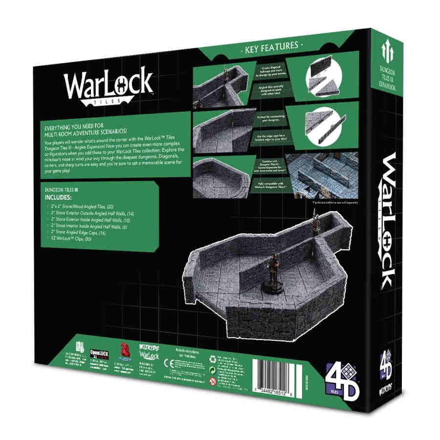 Warlock Tiles - Dungeon Tiles 3 - Angles Expansion