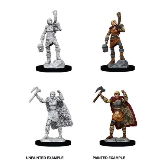 Dungeons & Dragons: Nolzur's Marvelous Unpainted Miniatures - W12 Female Human Barbarian