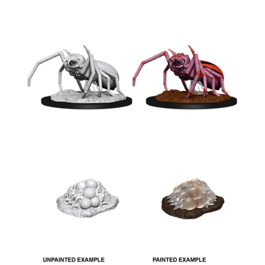 Dungeons & Dragons: Nolzur's Marvelous Unpainted Miniatures - W12 Giant Spider & Egg Clutch
