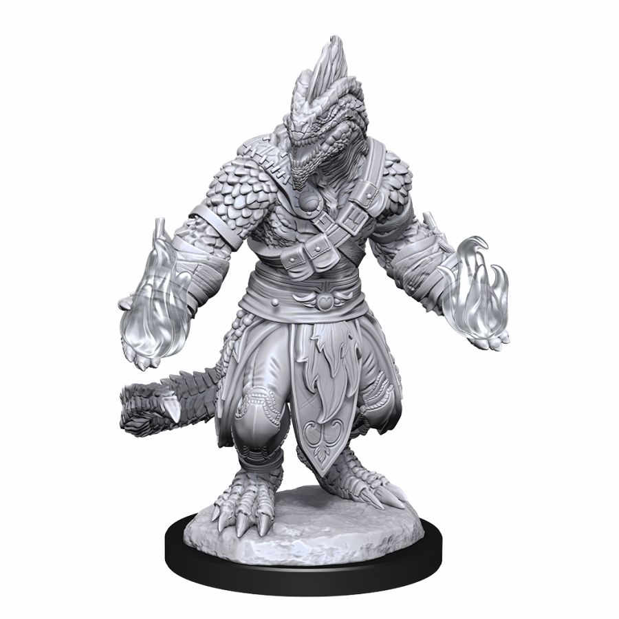 Dungeons & Dragons: Nolzur's Marvelous Unpainted Miniatures - W15 Lizardfolk Barbarian and Cleric