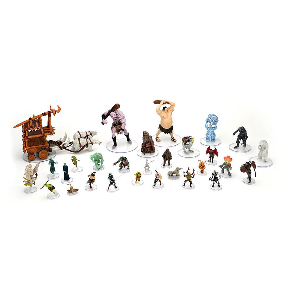 Dungeons And Dragons: Icons of the Realms Miniaturers Booster Brick 19 Snowbound (8CT)